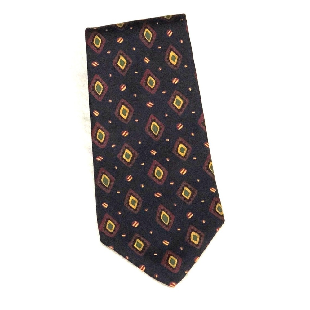 Vintage Abercrombie & Fitch 100% SILK Geometric